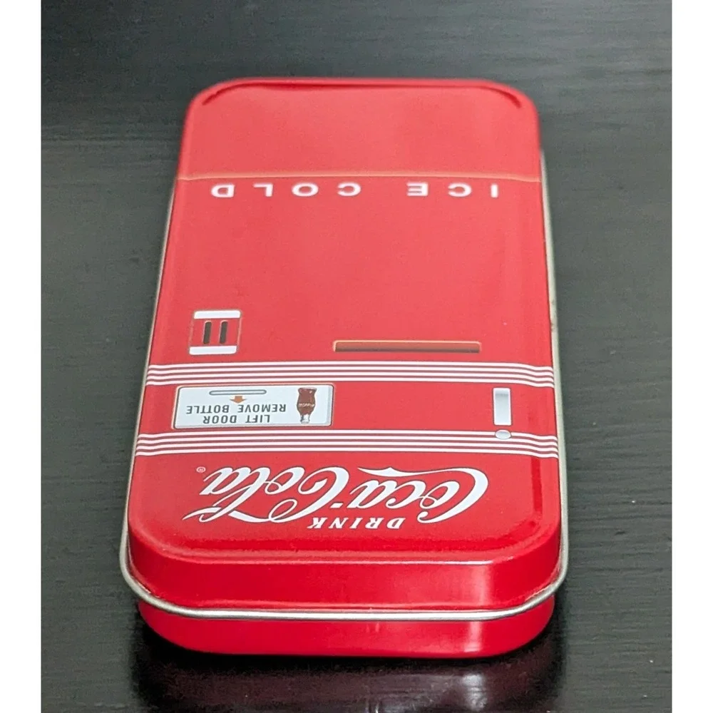 Vintage Coca Cola Red Band Watch in Original Refrigerator Tin‎ Box and Packaging